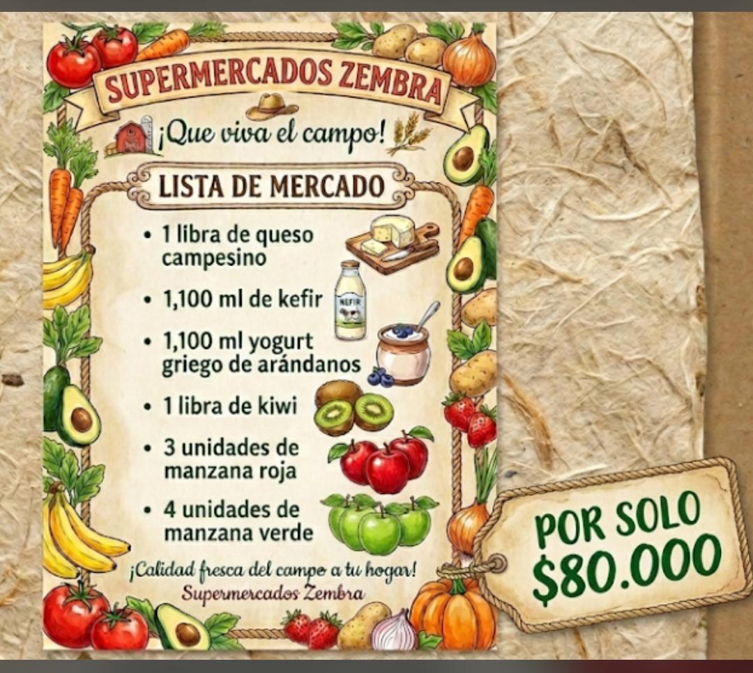 Mercado Campesino. 80.000